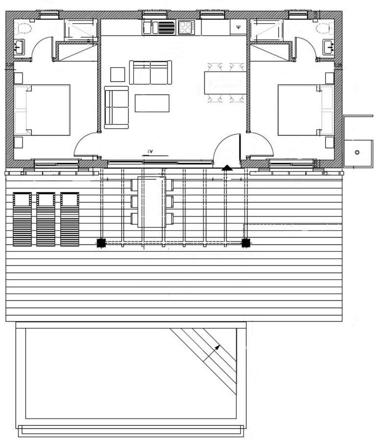 Sunset Sea View Villa 1 Агиос-Георгиос Экстерьер фото